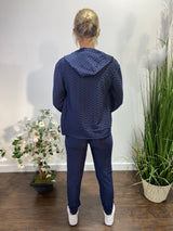 New Mix 3pc Brazilian Hoodie Set (Navy)