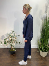 New Mix 3pc Brazilian Hoodie Set (Navy)