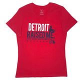 Three Thirteen Detroit Raised Me T-Shirt (Red) - L31313