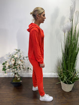 New Mix 3pc Brazilian Hoodie Set (Red)