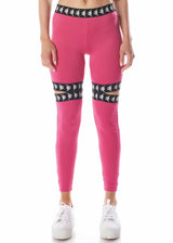 Kappa 222 Banda Doshy Leggings (Pink/Black) 3112CXW-A01